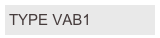 TYPE VAB1